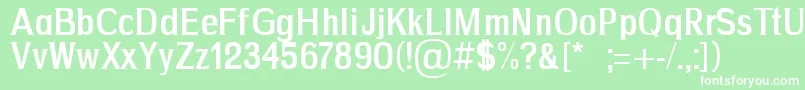 Drim Font – White Fonts on Green Background