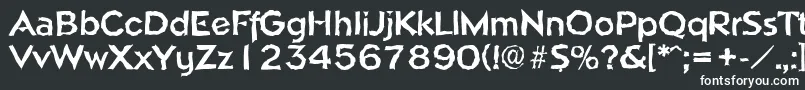 NapolirandomBold Font – White Fonts