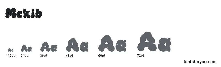 Mcklb Font Sizes