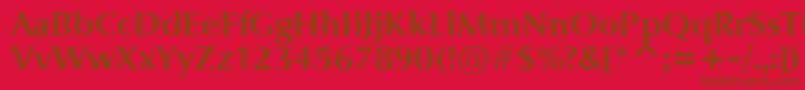 Подробнее о шрифте JaguarjcBold Шрифт JaguarjcBold – коричневые шрифты на красном фоне