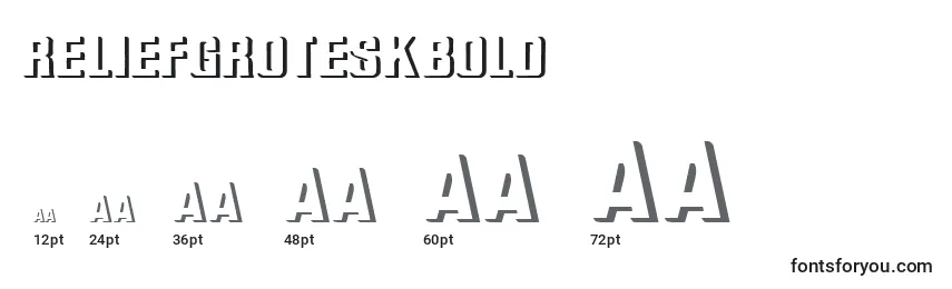 ReliefGroteskBold Font Sizes
