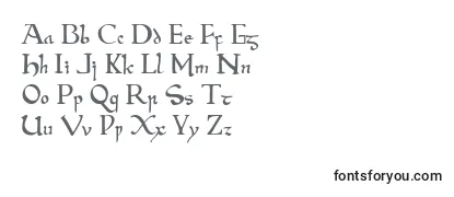 Überblick über die Schriftart BeowulfModern