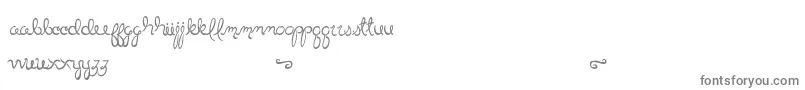 LittleBlissBold-Schriftart – Graue Schriften