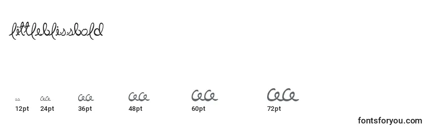 LittleBlissBold Font Sizes