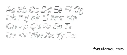 LinearouItalic-fontti