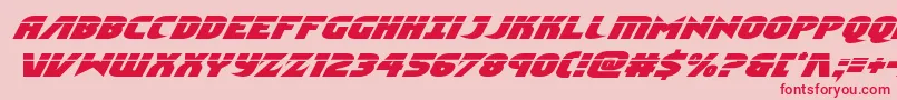More about Ninjagardenlaserital Font Ninjagardenlaserital Font – Red Fonts on Pink Background