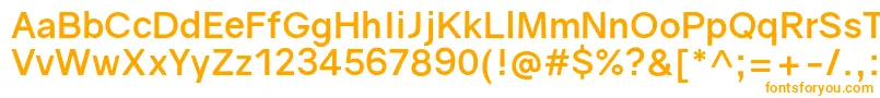 フォントGravityBold – オレンジのフォント