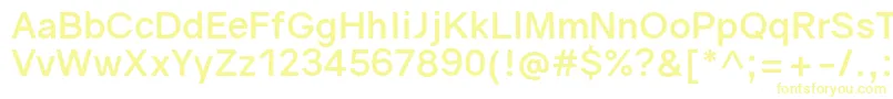 GravityBold Font – Yellow Fonts