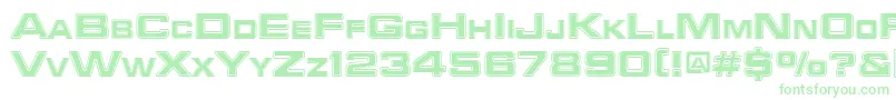 Bad Font – Green Fonts on White Background