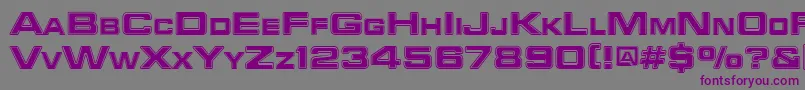 Bad Font – Purple Fonts on Gray Background