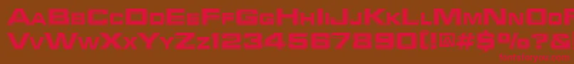 Bad Font – Red Fonts on Brown Background