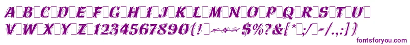 HazelLetPlain.1.0-fontti – violetit fontit