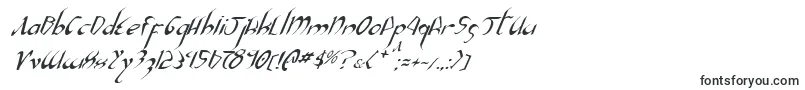 XaphanIiItalic-fontti – Alkavat X:lla olevat fontit