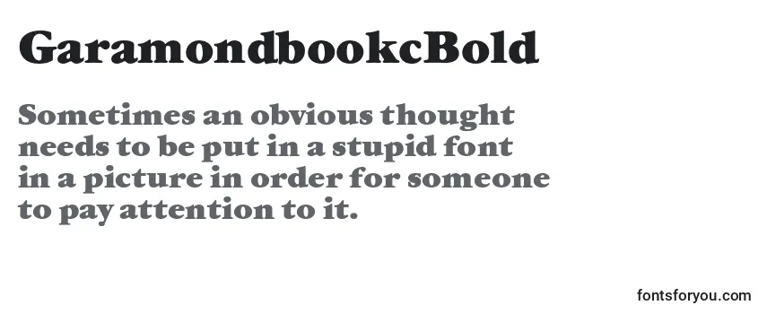 GaramondbookcBold-fontti