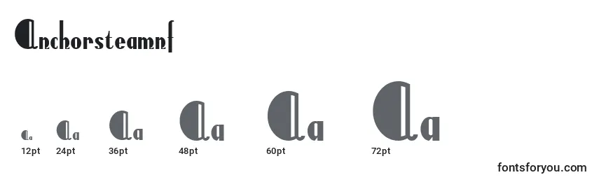 Anchorsteamnf Font Sizes
