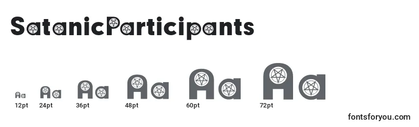 SatanicParticipants Font Sizes