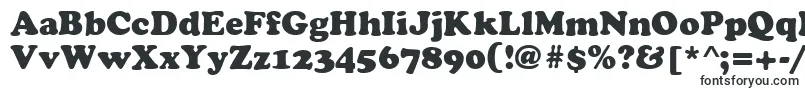 Шрифт Cyrilliccooper – тяжелые шрифты