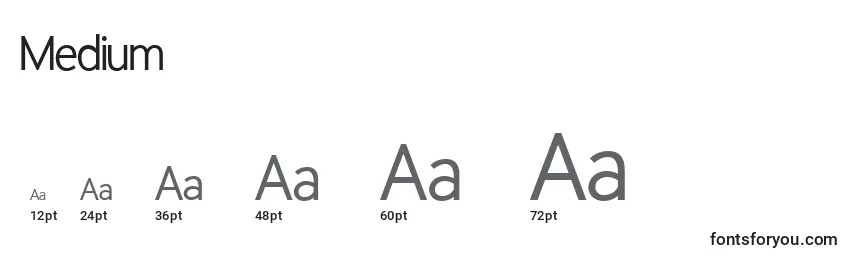 Medium Font Sizes