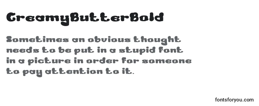 CreamyButterBold Font