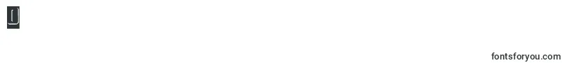 Fonte Reliefinreverse – fontes números 0