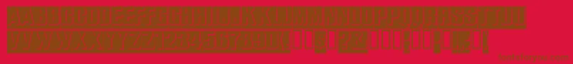 En savoir plus sur la police Reliefinreverse Police Reliefinreverse – polices brunes sur fond rouge