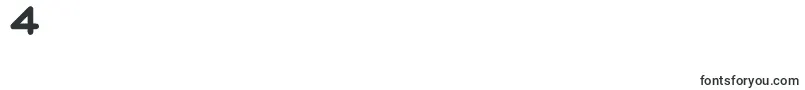 フォントMotschcc – フォント数字4