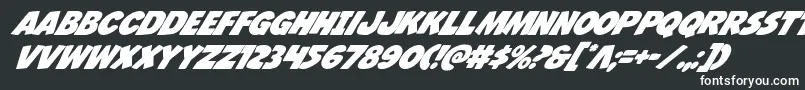 Jcandlestickital Font – White Fonts