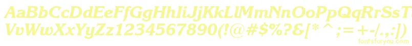 EnchantedBoldItalic Font – Yellow Fonts