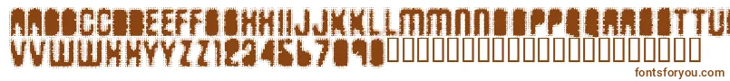 Antkille Font – Brown Fonts on White Background