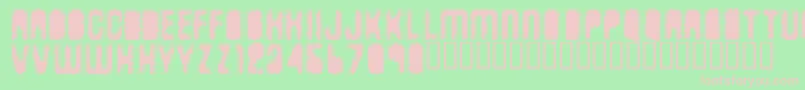 Antkille Font – Pink Fonts on Green Background