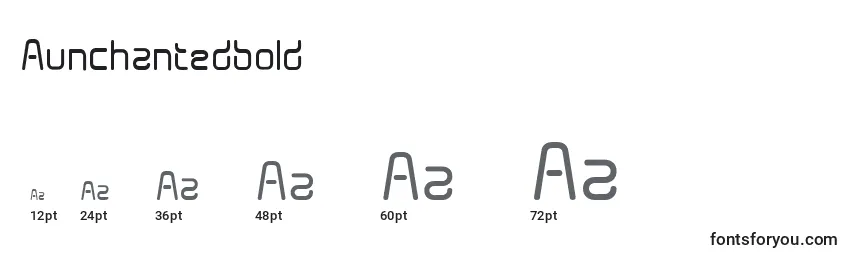 Aunchantedbold Font Sizes