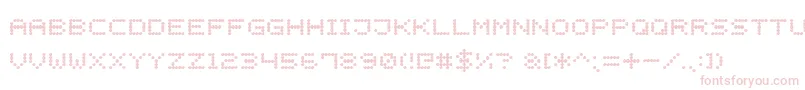 LightLedDisplay7 Font – Pink Fonts