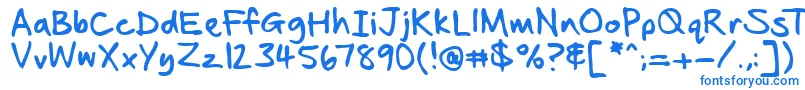 Seanhand Font – Blue Fonts