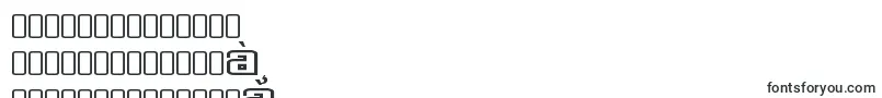 Czcionka DeluxeducksRegular – tajskie czcionki