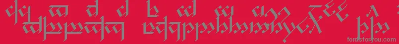 Noldcap1 Font – Gray Fonts on Red Background