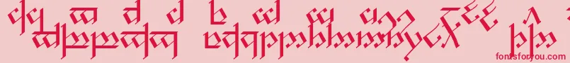 Noldcap1 Font – Red Fonts on Pink Background