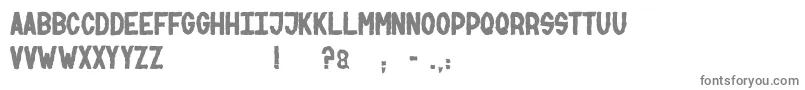 Numbertwo-Schriftart – Graue Schriften auf weißem Hintergrund