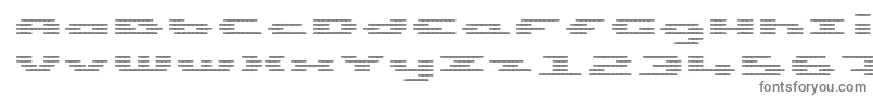 UpTinyLcdFourDecohLight-Schriftart – Graue Schriften