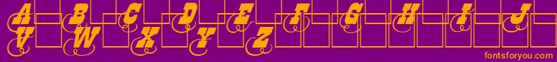 More about Dodgeini Font Dodgeini Font – Orange Fonts on Purple Background