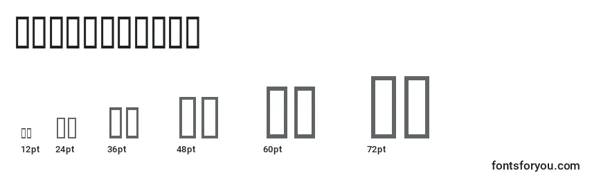 RolandDecor Font Sizes