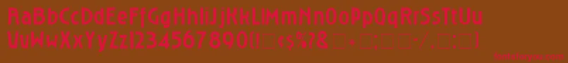 RoslyngothicNormal Font – Red Fonts on Brown Background