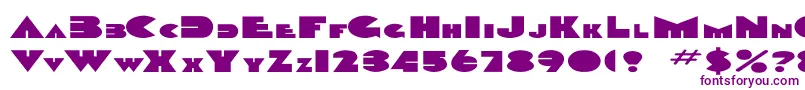 DevendraEx Font – Purple Fonts on White Background