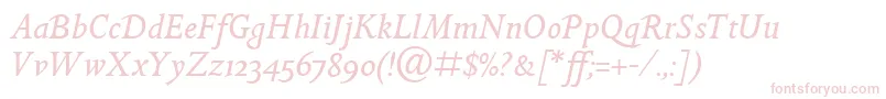 GoldenCockerelItcItalic Font – Pink Fonts