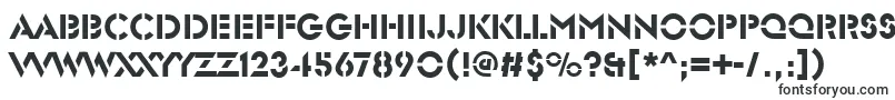 GlendaleStencilRegular Font – Stencil Fonts