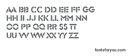 GlendaleStencilRegular Font