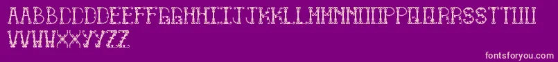 Limitless Font – Pink Fonts on Purple Background