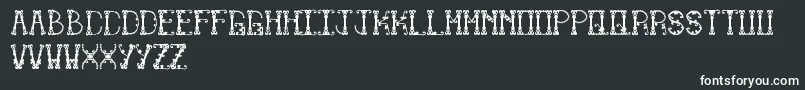 フォントLimitless – 黒い背景に白い文字