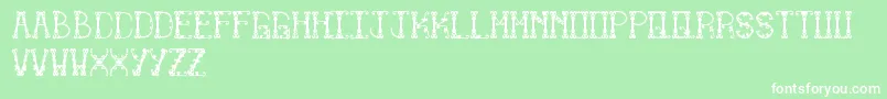 Limitless Font – White Fonts on Green Background