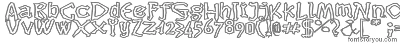 Dikovinaoutlinec Font – Gray Fonts