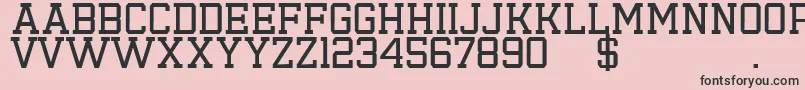 Emilio19 Font – Black Fonts on Pink Background